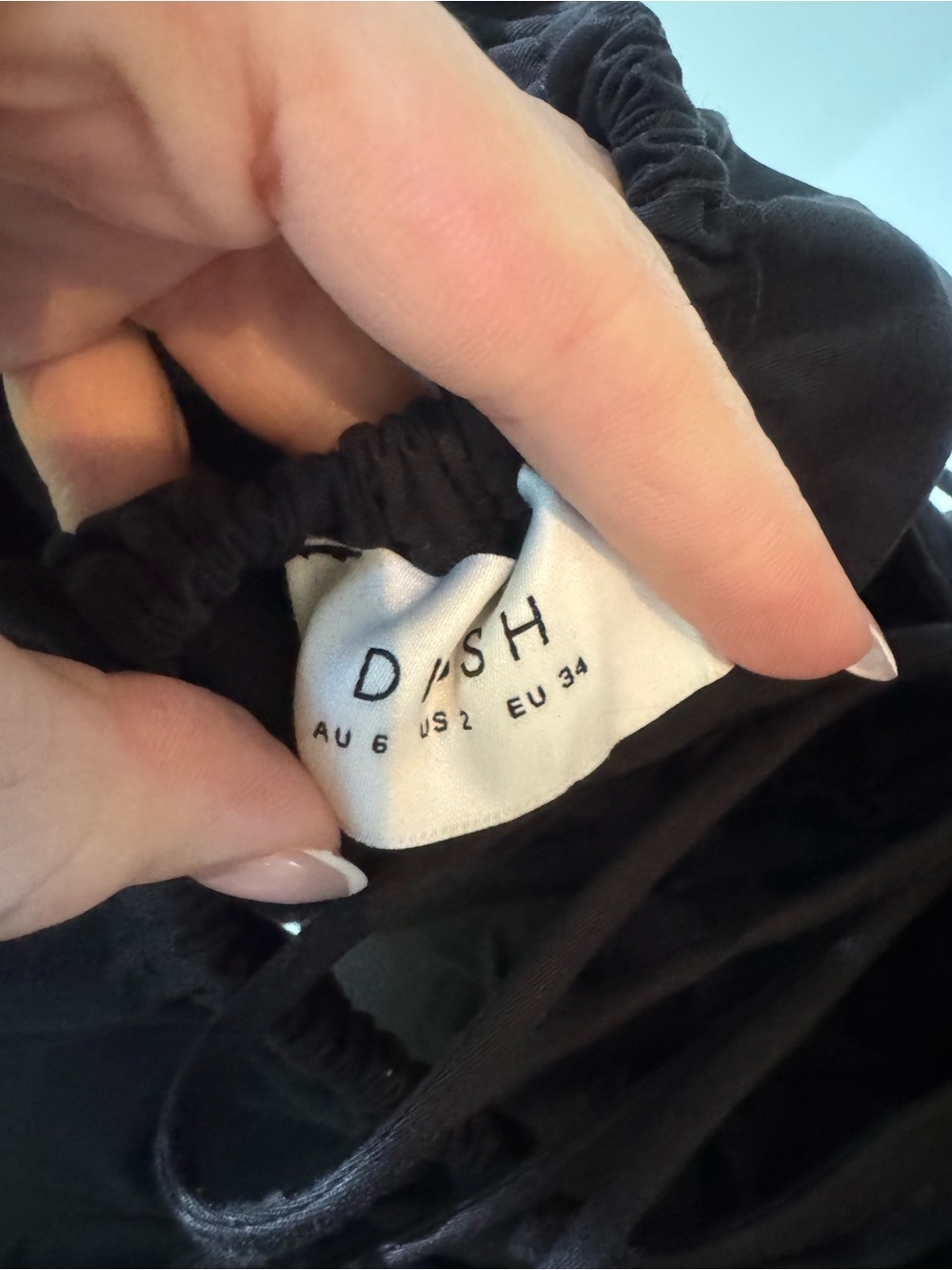 DISSH Tammy Black Poplin Top - Picture 4 of 5